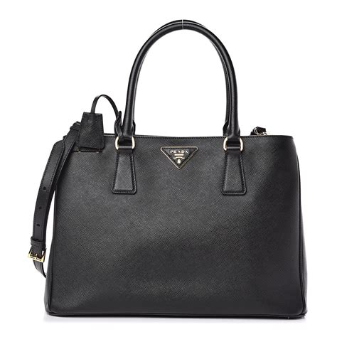 prada saffiano lux small tote bag black|prada saffiano lux tote large.